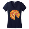pizza dad Women's V-Neck T-Shirt