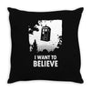i want to believe Throw Pillow