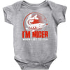 i'm nicer! Baby Bodysuit
