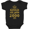 kings are born in 2000 Baby Bodysuit