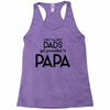 Only the Best Dads get Promoted to Papa Racerback Tank