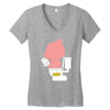 cha ching Women's V-Neck T-Shirt