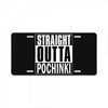 pubg - straight outta pochinki License Plate