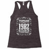 vintage made in 1982 perfectly aged a living legend Racerback Tank