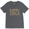 i mustache you a question V-Neck Tee