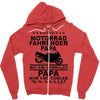 motorrad papa Zipper Hoodie