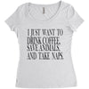 take naps Women's Triblend Scoop T-shirt