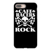 biker t shirt cafe racers ton up boys rockers greasers rock &amp; roll iPhone 8 Plus