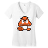 goomba super mario bros Women's V-Neck T-Shirt