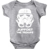 support the troops Baby Onesie
