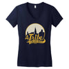 a tribe called quest city skyline atcq Women's V-Neck T-Shirt
