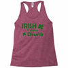 irish i were drunk Racerback Tank