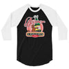 funny rude  beaver liquors, ideal gift or birthday present. 3/4 Sleeve Shirt