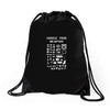 choose your weapon gamers Drawstring Bags