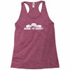 born to shoot  photograpy camera geek Racerback Tank