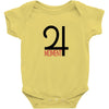 moment red Baby Bodysuit