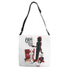 cat shirt Adjustable Strap Totes