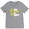 the paisa is right V-Neck Tee