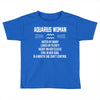 Aquarius Woman Toddler T-shirt