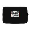 never judge a book by its movie Laptop sleeve