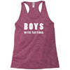 boys with tattoos Racerback Tank