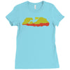 climbing rocks wall climb indoor outdoor Ladies Fitted T-Shirt