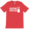 vacation alpaca bag animal humor funny T-Shirt