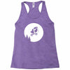 moon alien predator Racerback Tank