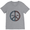 peace in our time vectorized V-Neck Tee