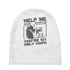 help me stack overflow youre myo nly hope Baby Beanies