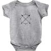 Compass Whit Circle Baby Bodysuit