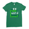 word muncher Ladies Fitted T-Shirt
