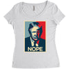 Nope Women's Triblend Scoop T-shirt