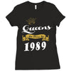 queens are born in 1989 Ladies Fitted T-Shirt