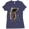 old gamer Ladies Fitted T-Shirt