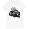 murky and lurky cruise round in their doom buggy Ladies Fitted T-Shirt