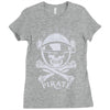 space pirate Ladies Fitted T-Shirt