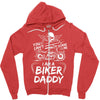 You Cant Scare Me I am Biker Daddy Zipper Hoodie