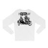 frideay white Long Sleeve Shirts