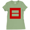 equality for all sign marriage equality t shirts t shirt Ladies Fitted T-Shirt