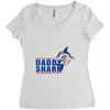 Daddy Shark Women's Triblend Scoop T-shirt