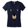 bear Women's V-Neck T-Shirt