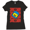 spaceship Ladies Fitted T-Shirt
