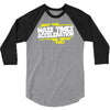 may the mass times force acceleration be with you funny 3/4 Sleeve Shirt