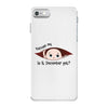 December Peeking Out Baby Girl iPhone 7 Case