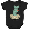 elizabethan dilophosaurus Baby Bodysuit