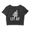 lit af Crop Top