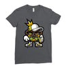 hop hop bear Ladies Fitted T-Shirt