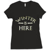 Winter (a213) Ladies Fitted T-Shirt