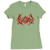 bloodbath logo Ladies Fitted T-Shirt